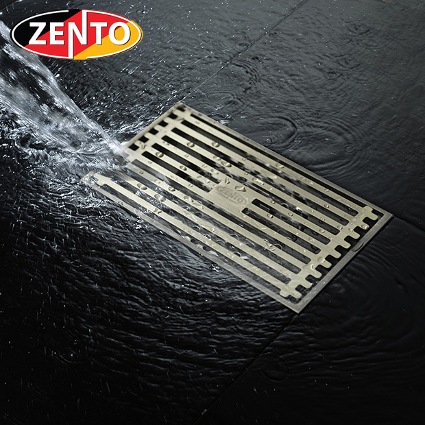 Phễu thoát sàn chống mùi Zento ZT558-AB (90x140mm) Phễu thoát sàn chống mùi Zento ZT558-AB (90x140mm)
